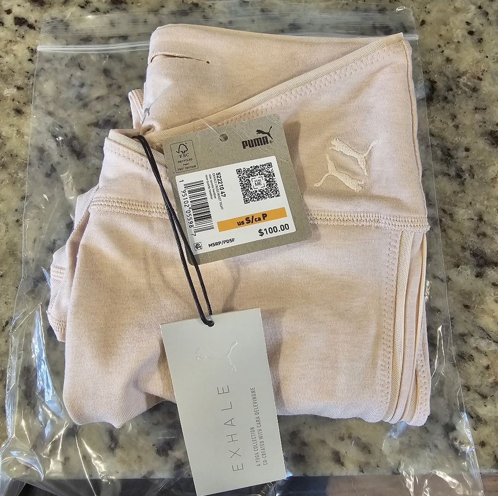 Puma exhale cross waist yoga pants